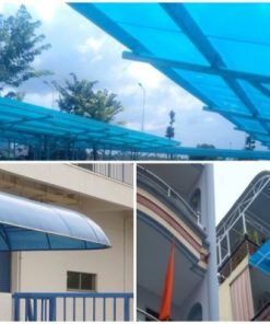 làm mái poly tại nhà bè