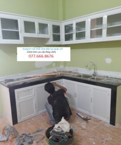thợ làm tủ nhôm kính tại quận 10