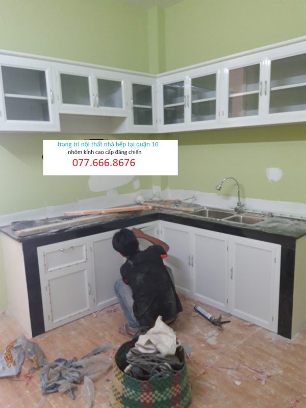 thợ làm tủ nhôm kính tại quận 10