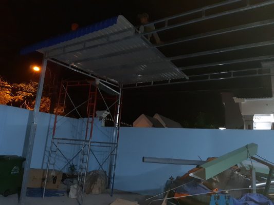 Thợ làm mái tôn tại Quận Tân Phú TP HCM giá rẻ