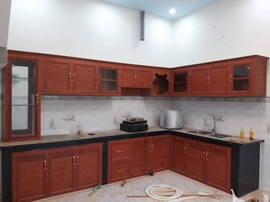 báo giá làm tủ bếp nhôm kính tại quận 12
