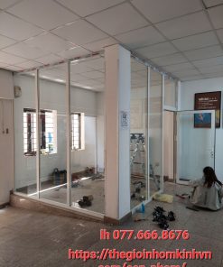 làm vách nhôm xingfa tại quận gò vấp